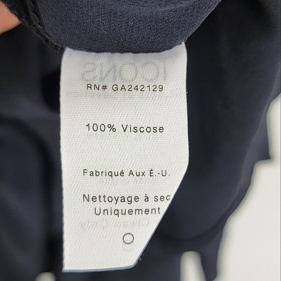 ICONS Objects of Devotion Dress Ruffle Smock Black Small - Picture 11 of 13